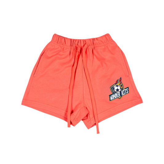 Fleece Wonder Kits Youth Shorts - Orange
