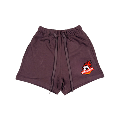 Fleece Wonder Kits Youth Shorts - Brown