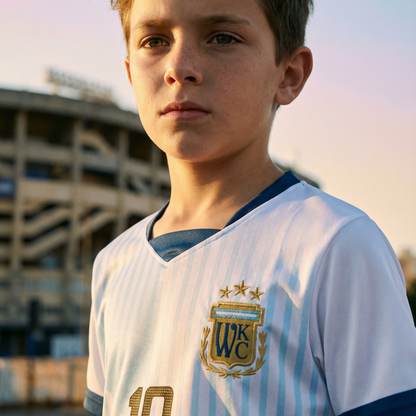 Argentina  #10 Youth soccer Jersey set