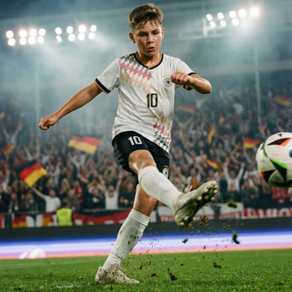 Germany #10 Youth soccer Jersey set - White