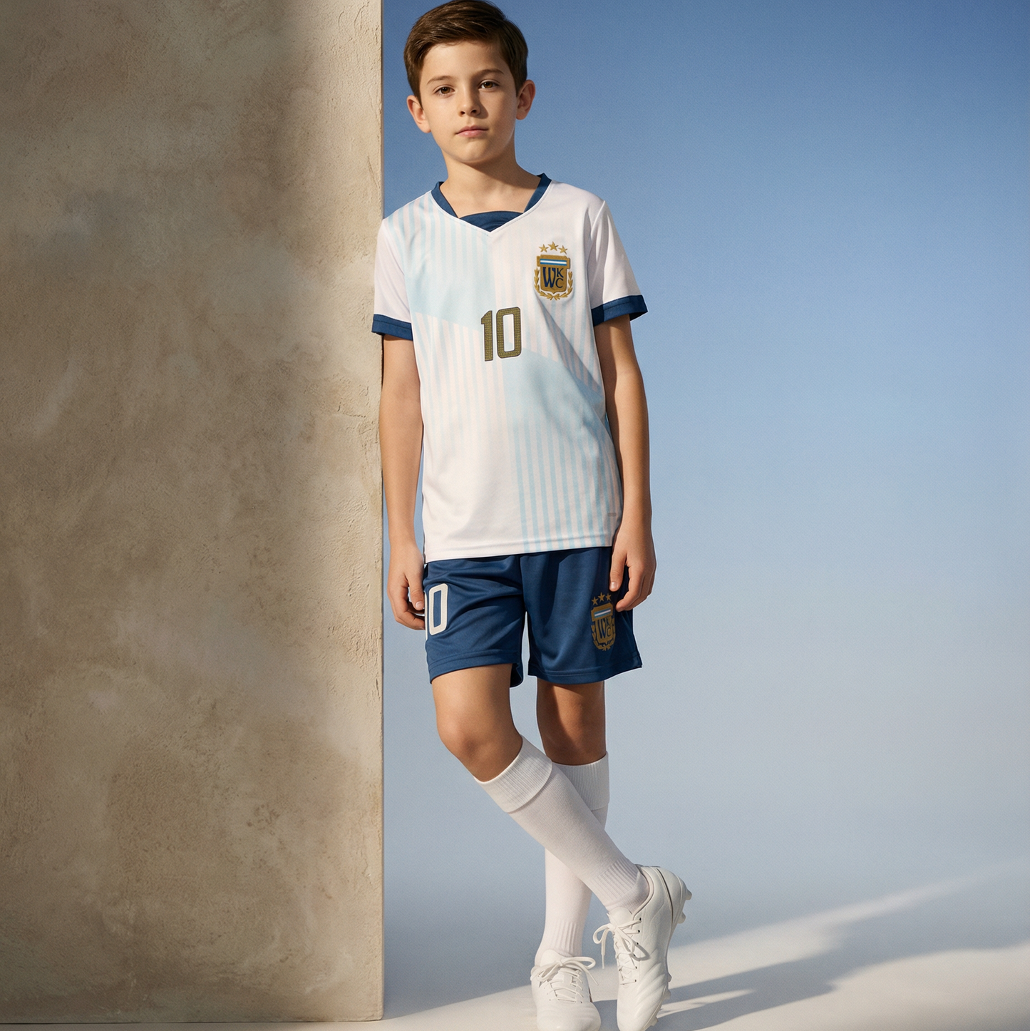 Argentina  #10 Youth soccer Jersey set