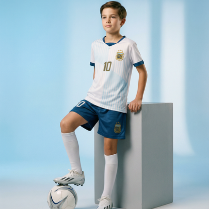 Argentina  #10 Youth soccer Jersey set