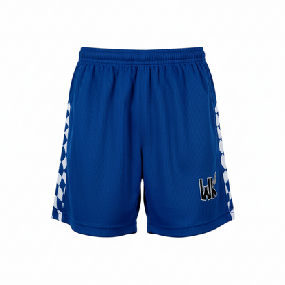 Youth Soccer Shorts - Blue/White