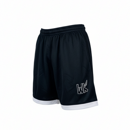 Youth Soccer Shorts - Black/White