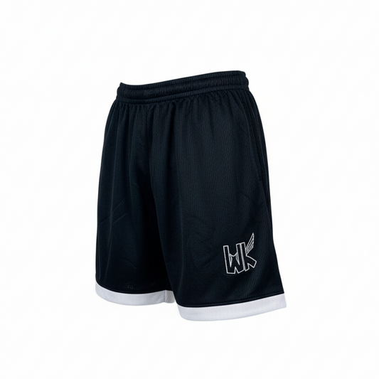 Youth Soccer Shorts - Black/White