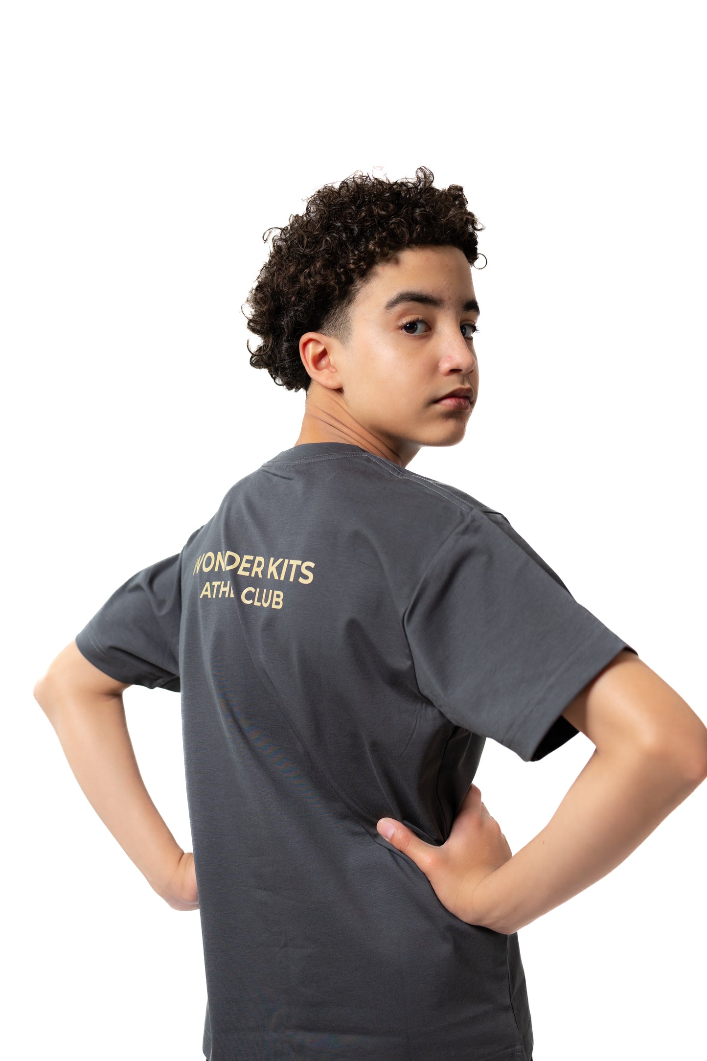 Athl. Club Heavy Cotton Youth T- Shirt Gray