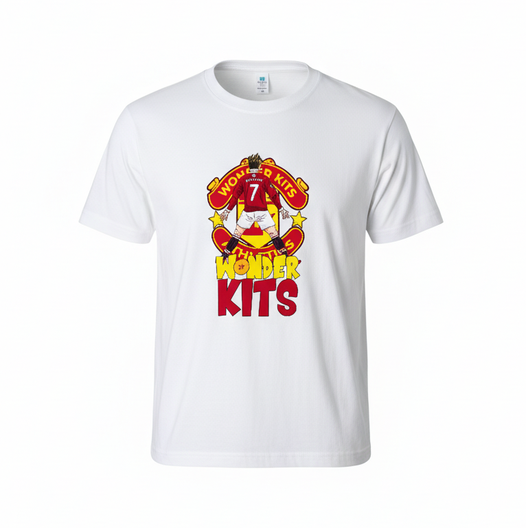 Cartoon Graphic Youth Shirt - Man U