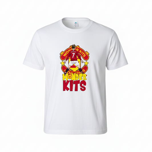 Cartoon Graphic Youth Shirt - Man U