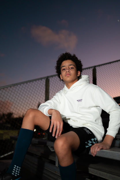 WK Youth Hoodie White
