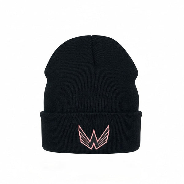 Logo Cotton Beanie - Black – thewonderkits.com