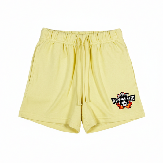 Fleece Wonder Kits Youth Shorts - Yellow