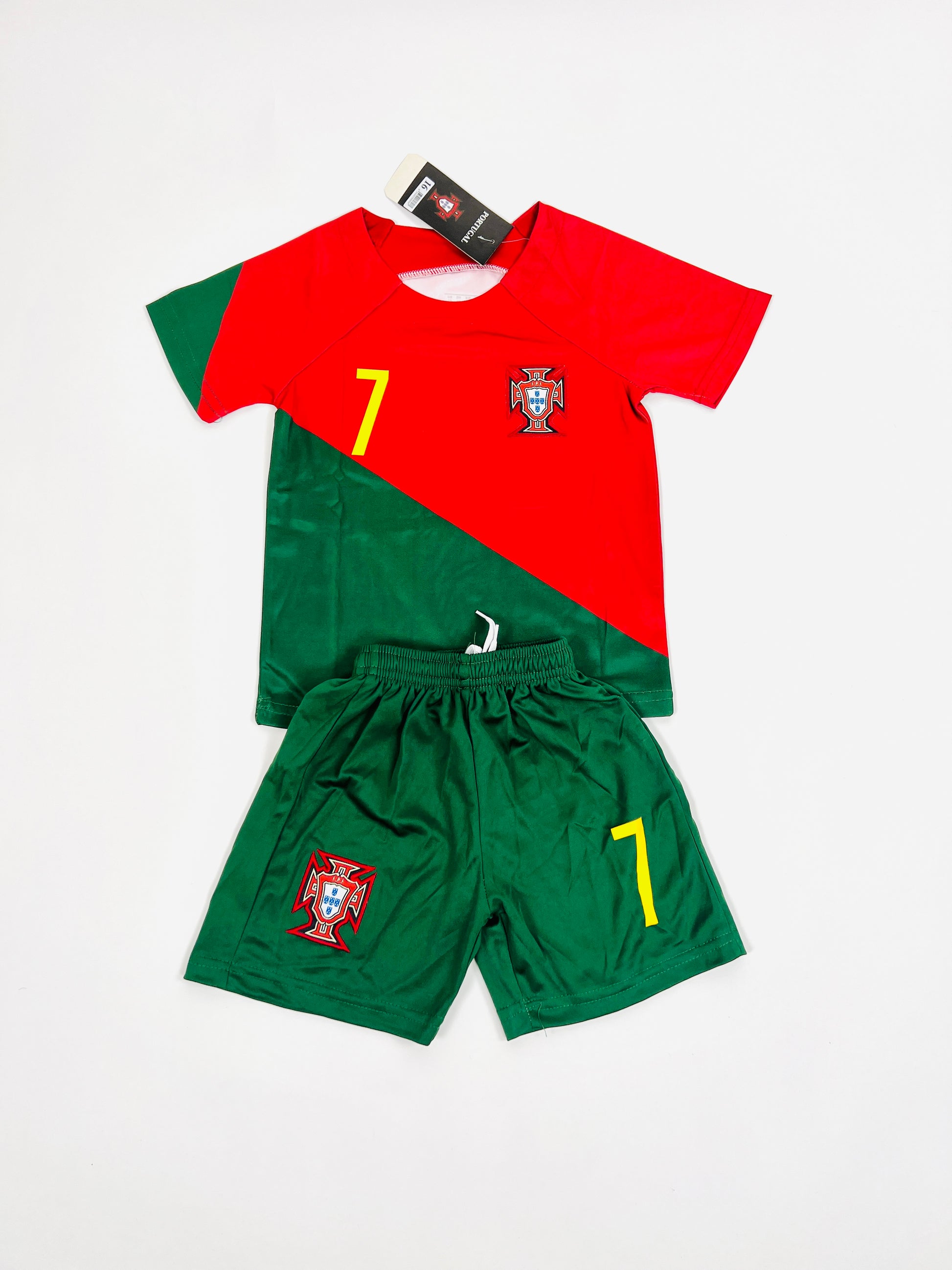 Ronaldo #7 Portugal Home Youth soccer set – thewonderkits.com