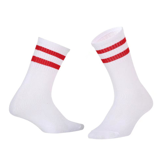All day Youth Socks - Red Lines