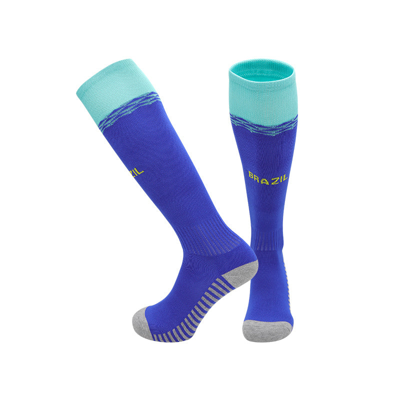 Brazil Away 2024 Youth Soccer Socks