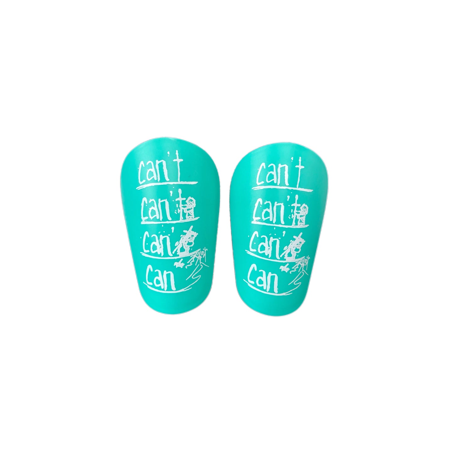 Mini Shin Guards - Aqua