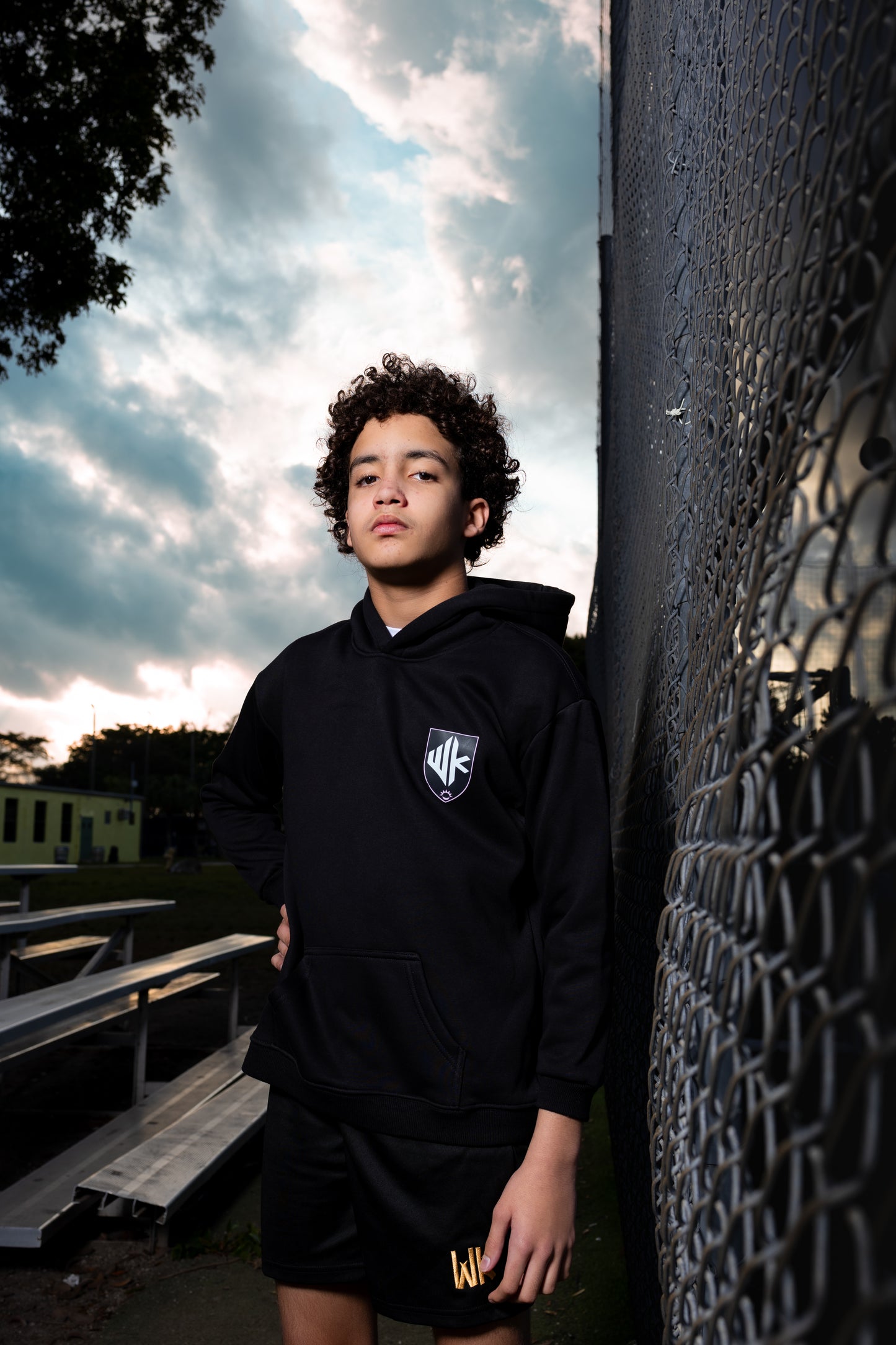 Miami Youth Hoodie Black