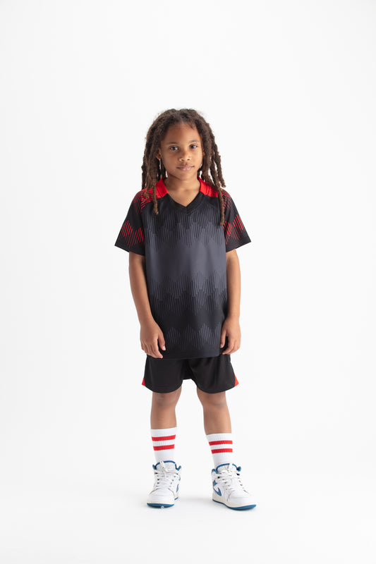 Essentials Sports Youth Set - Black/Red