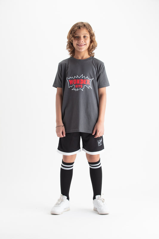 Wonder Kit Youth Bundle - Graphic Tee Gray