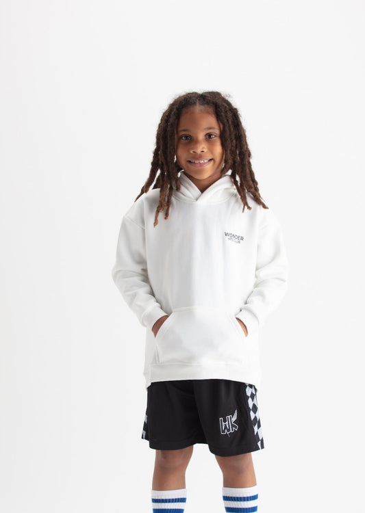 WK Youth Hoodie White