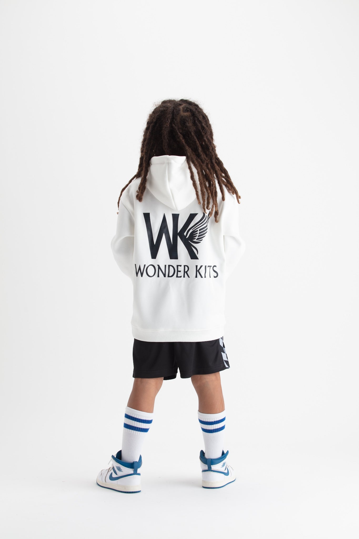 WK Youth Hoodie White
