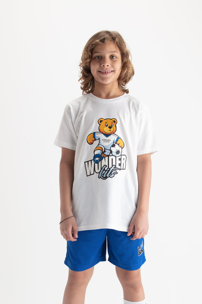 Madrid Teddy Youth Shirt - White
