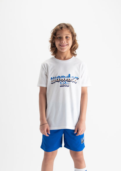 Wonder Kits Graphic Youth T- Shirt - White
