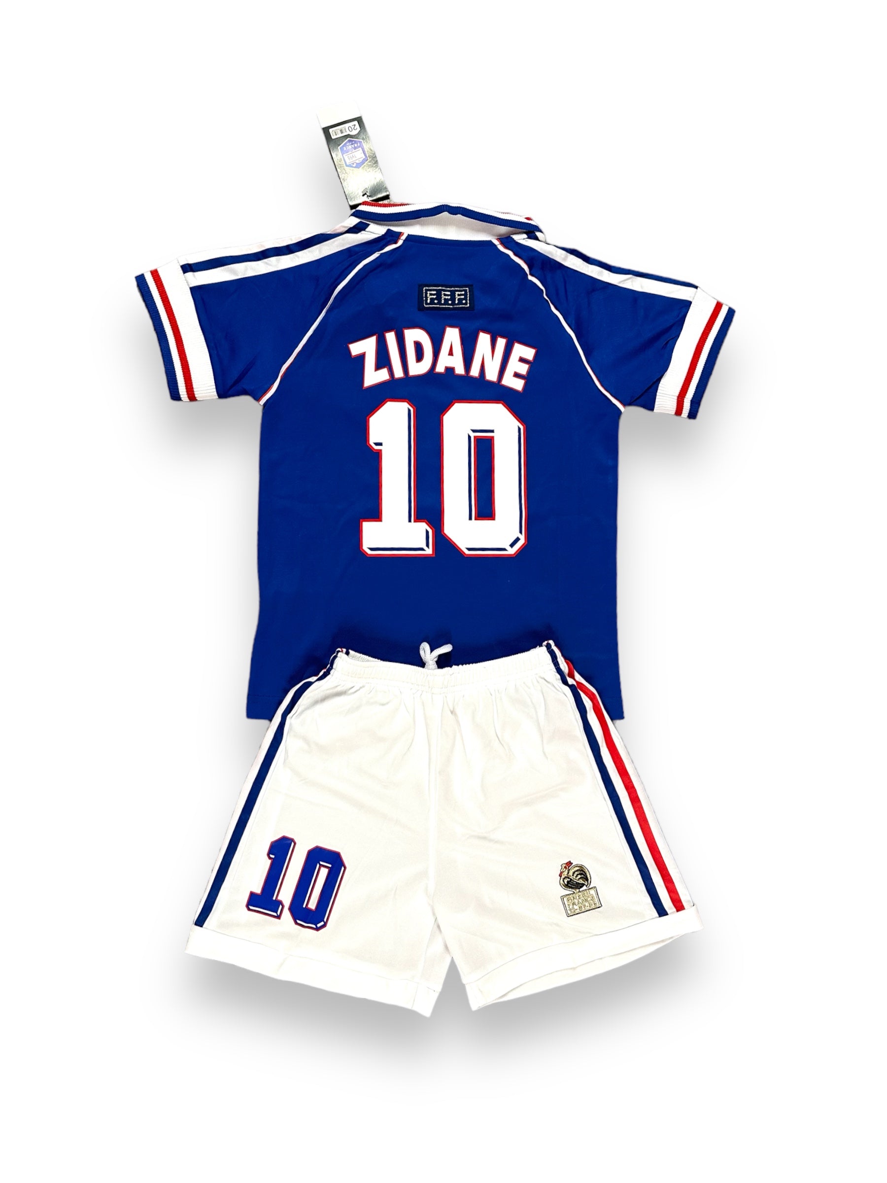 Zidane 10 France Retro Youth soccer set