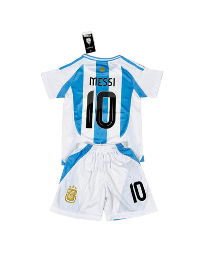 Messi #10 Argentina Home 2024 Youth soccer set