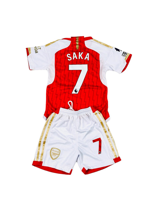 Saka #7 Arsenal home Youth soccer set