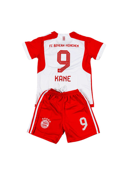 Kane #9 Bayern  home Youth soccer set