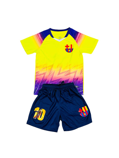Messi Barcelona Edition Youth soccer set-Neon