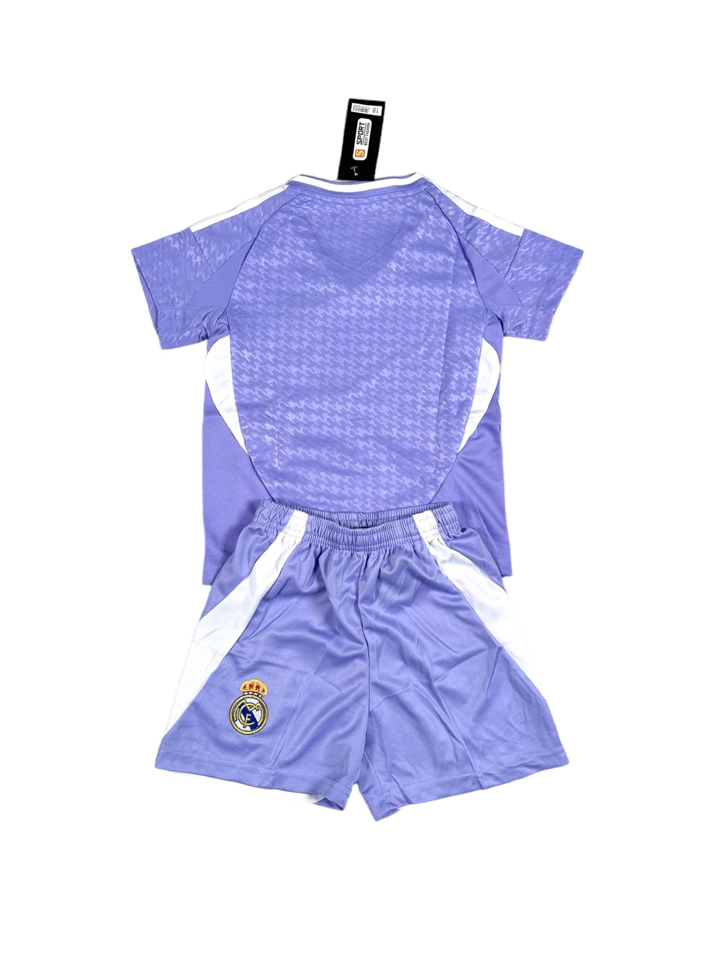 Madrid Away Purple 2024 Youth soccer set