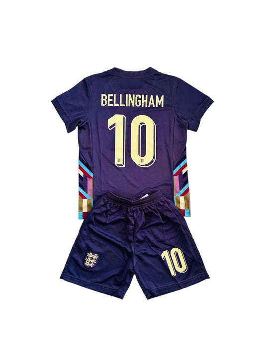 Bellingham #10 England  away 2024 Youth soccer set