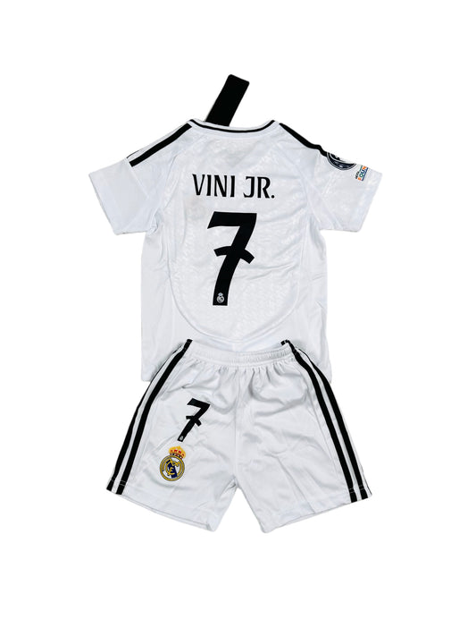 Vini Jr #7 Madrid Home 2024 Youth soccer set