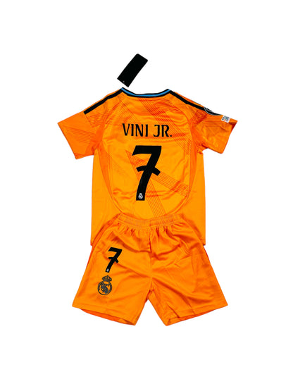 Vini Jr #7 Madrid away 2024 Youth soccer set