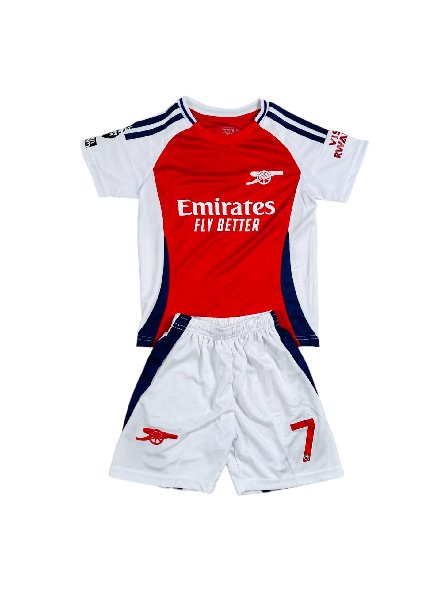 Saka #7 Arsenal Home 2024/25 Youth soccer set