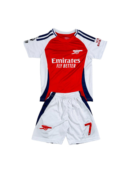 Saka #7 Arsenal Home 2024/25 Youth soccer set