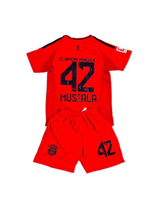 Musiala #42  Bayern Home 2024/25 Youth soccer set