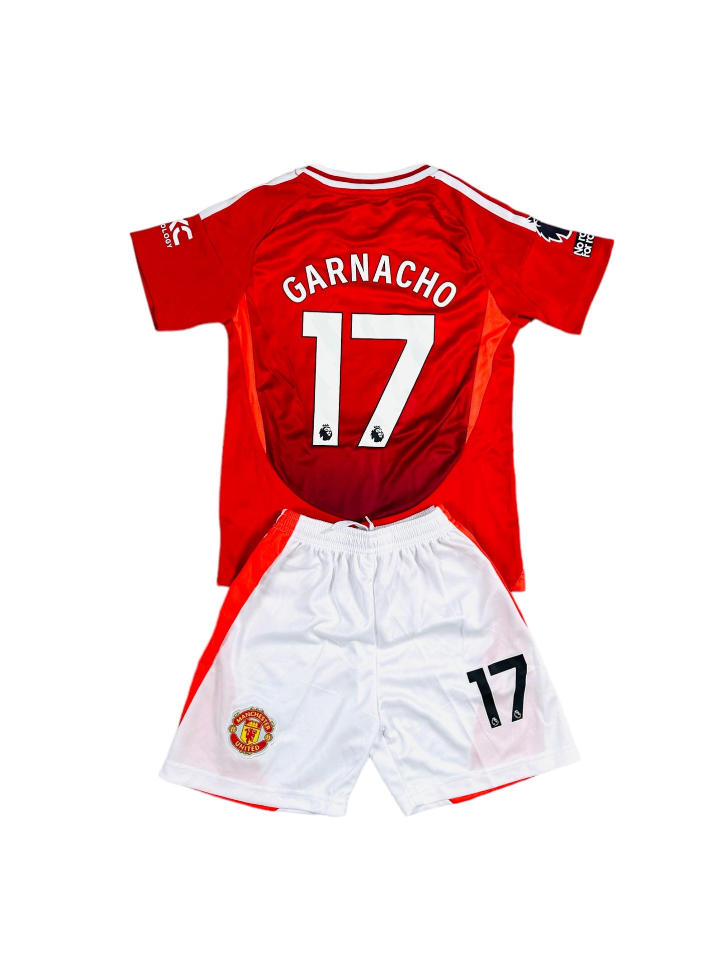 Garnacho #17 Man U Home 2024/25 Youth soccer set