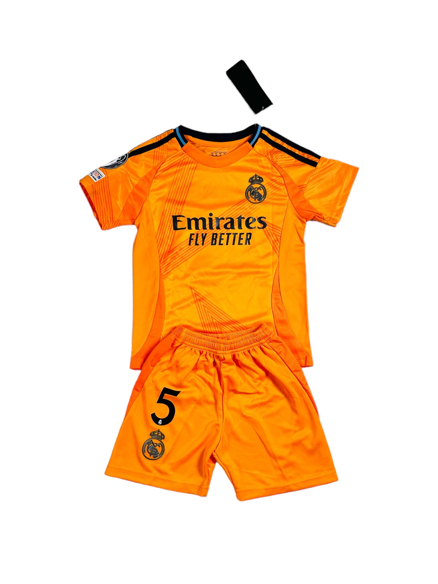 Bellingham #5 Real Madrid Away 2024/25 Youth soccer set