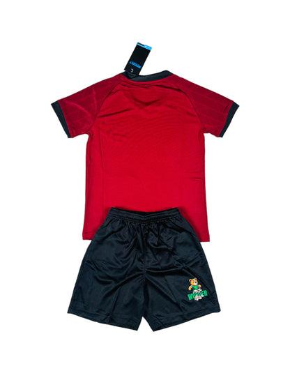 Mexico Teddy Youth soccer set - Crimson Red