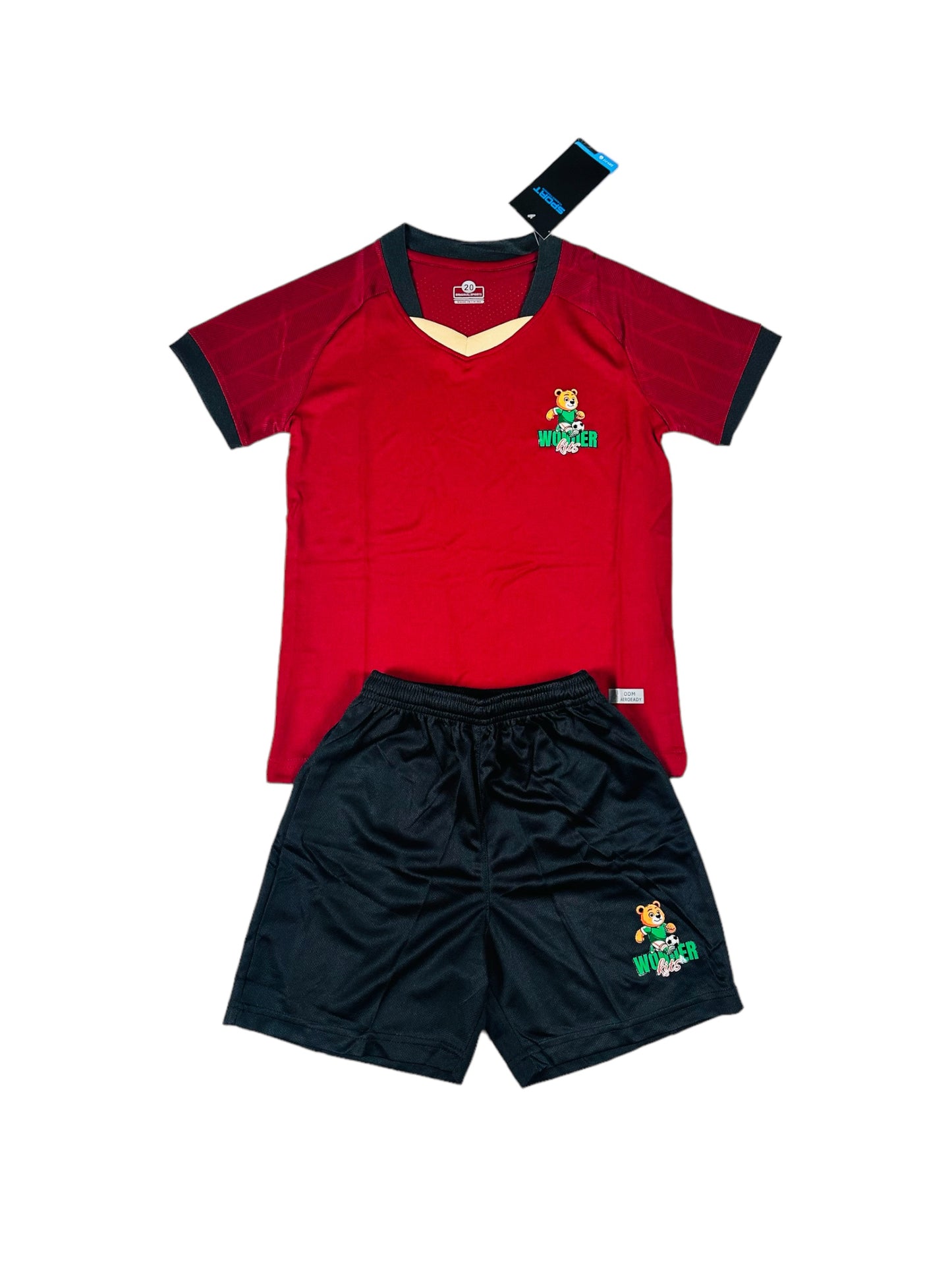 Mexico Teddy Youth soccer set - Crimson Red