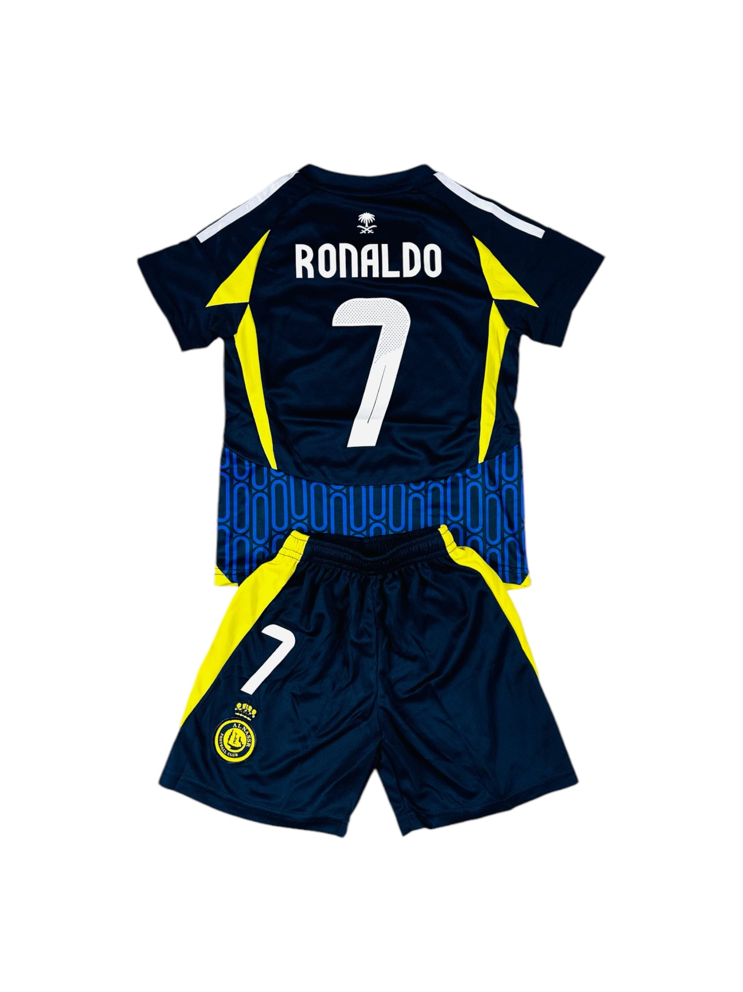 Ronaldo#7 Al Nassr Away 2024/25 Youth soccer set