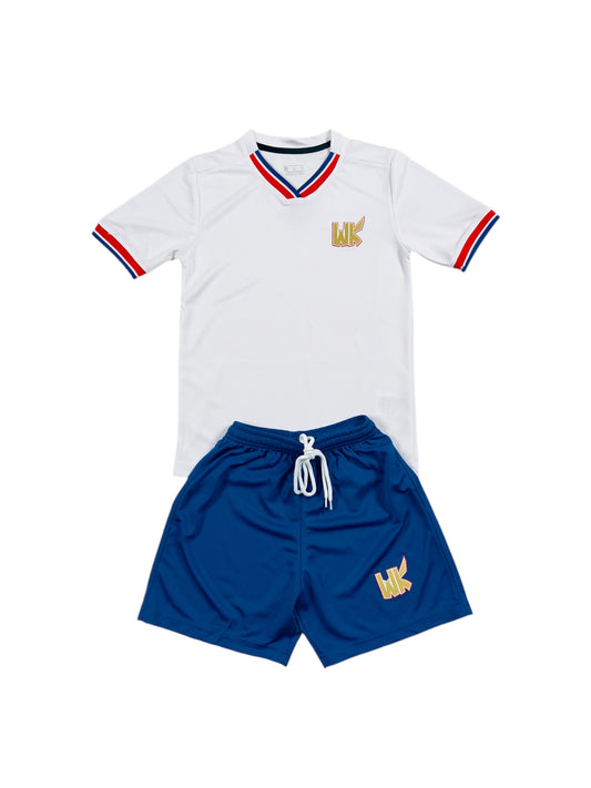 Basic Sport Youth Set - Blue/White