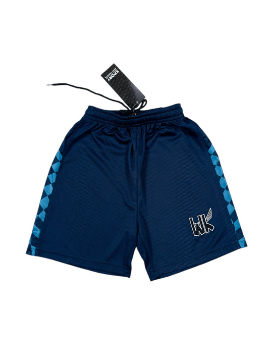 Playtime Youth Shorts - Squares Navy