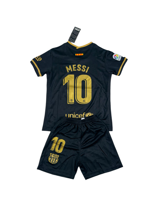 Messi #10 Barcelona Away Third Retro Youth soccer set