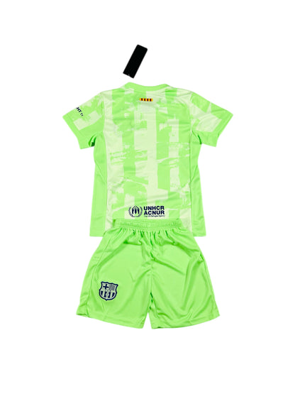 Barcelona Away Third 2024/25 Youth soccer set