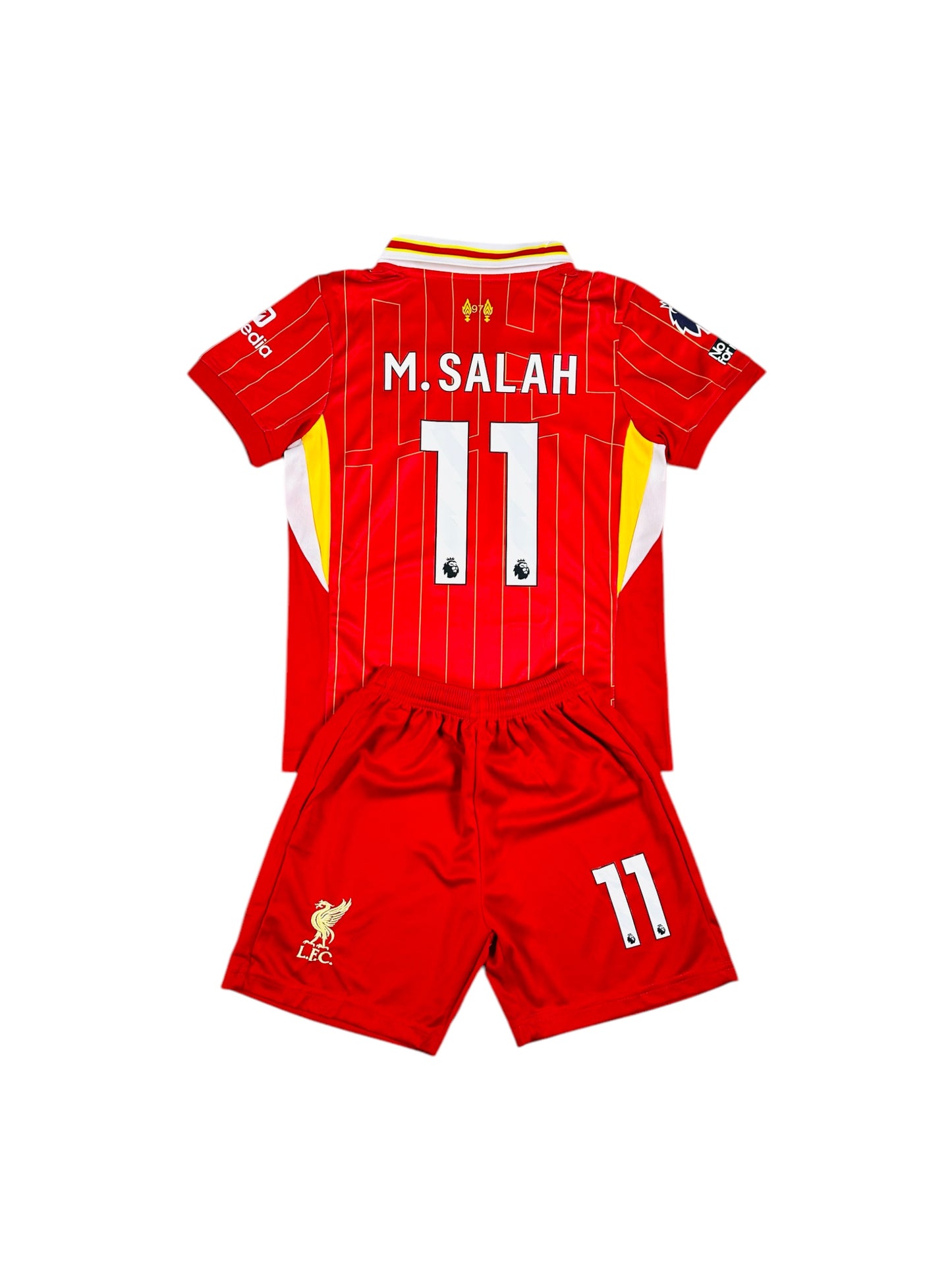 M.Salah #11 Liverpool home 2024/25 Youth soccer set