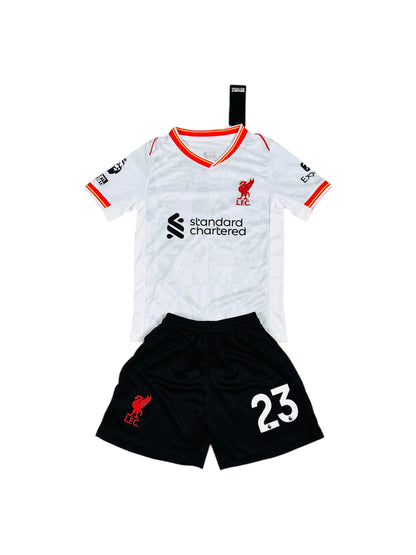 Luis Diaz #23 Liverpool Away 2024/25 Youth soccer set