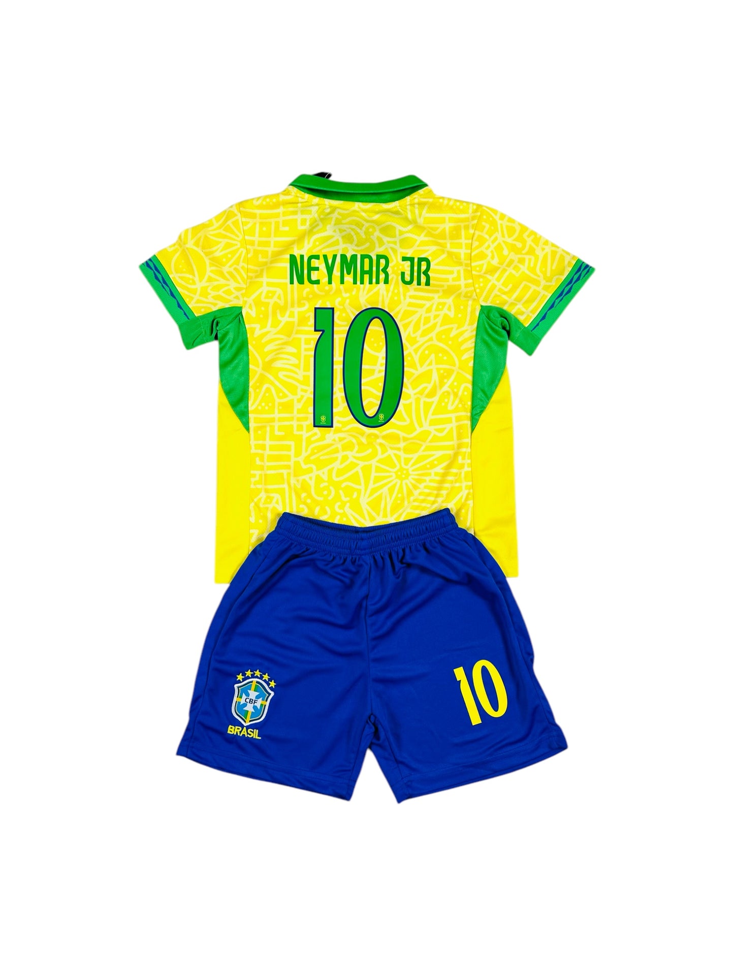 Neymar #10 Brazil Home Youth soccer set 2024/25